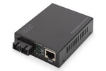 Media konwerter RJ45 10/100/1000Base-T na SC duplex 1000Base-LX, SM, 20km
