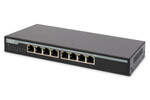 Przełącznik sieciowy niezarządzalny desktop 8x RJ45 10/100/1000 Mb/s, PoE+ 131W budżet
