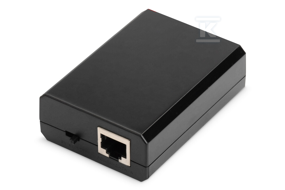 Splitter PoE+ 802.3at do RJ45/DC5/9/12V - DN-95205