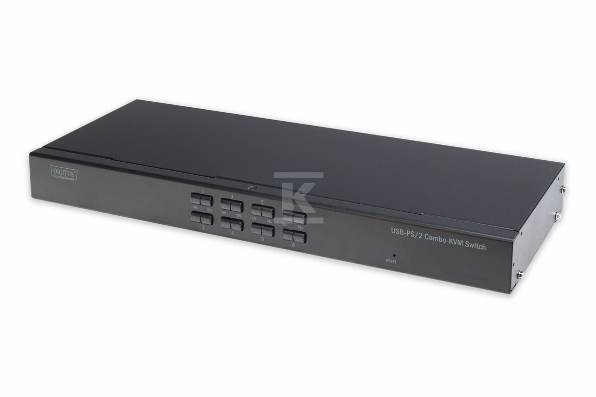 Przełącznik KVM Combo PS/2&USB 2.0, 8 - DS-23200-2