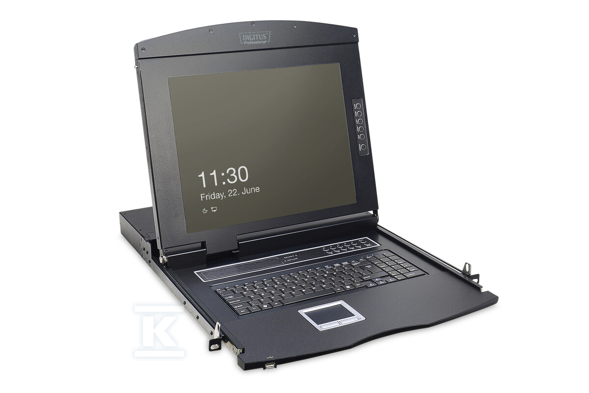Konsola modularna KVM 17'' LCD TFT, 1 - DS-72210-1US