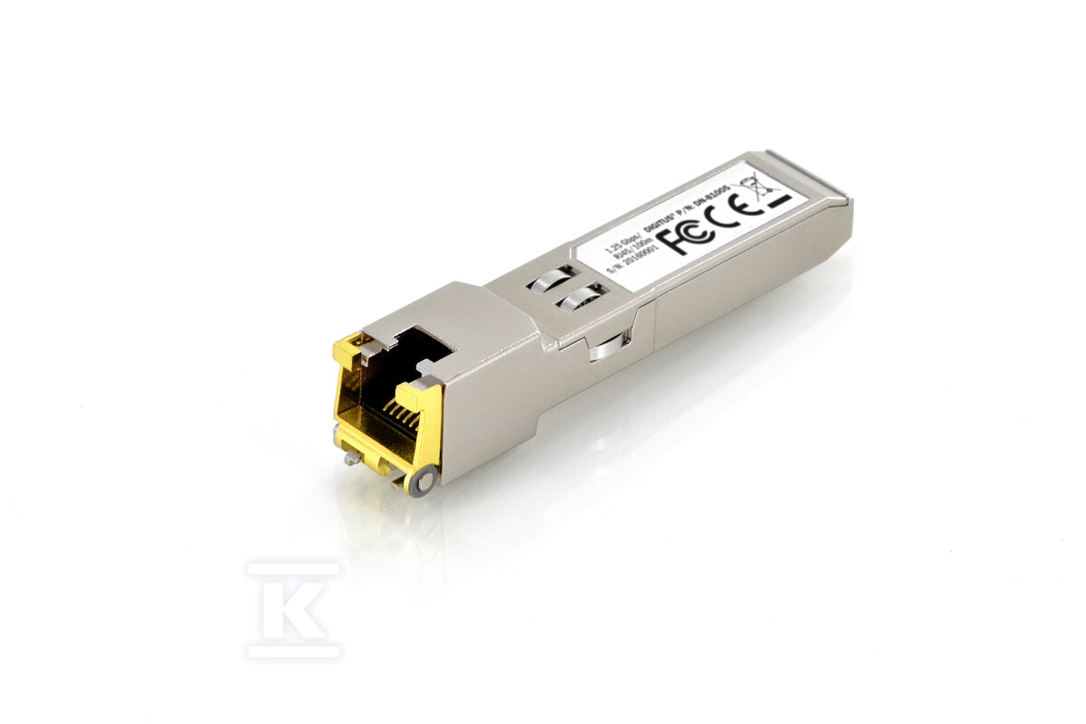 Moduł SFP 1.25 Gbps, RJ45 miedź, - DN-81005-01