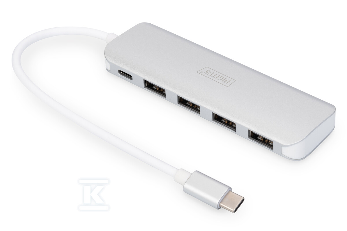 HUB 4-portowy USB 3.0 SuperSpeed z Typ - DA-70242-1