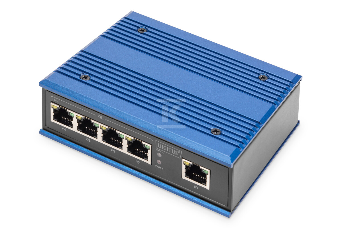 Przemysłowy switch 4x 1000Base-TX + 1x - DN-651118