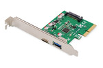 Kontroler USB 3.1 PCI Express USB A / C 3.1 Gen.2do 10GB/s Chipset: ASM1142