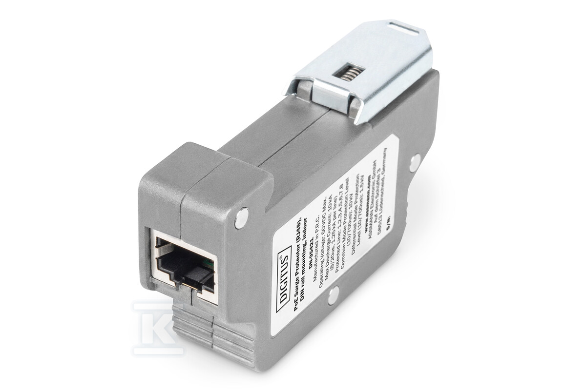 Indoor DIN PoE surge protector - DN-95421