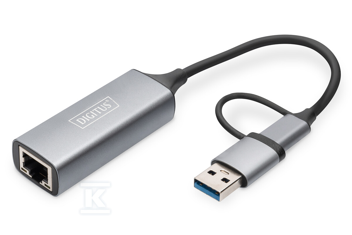 Adapter USB Typ-C na Gigabit Ethernet - DN-3028