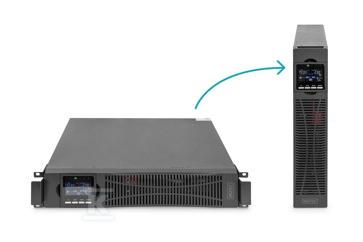Zasilacz awaryjny UPS Online Rack 19" - DN-170095
