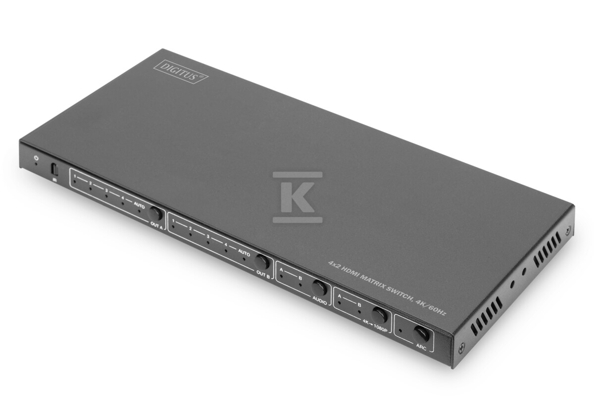 Przełącznik/Matrix HDMI 4/2-porty 4K - DS-55509