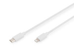 Kabel do transmisji danych/ładowania USB-C/Lightning MFI 2m biały