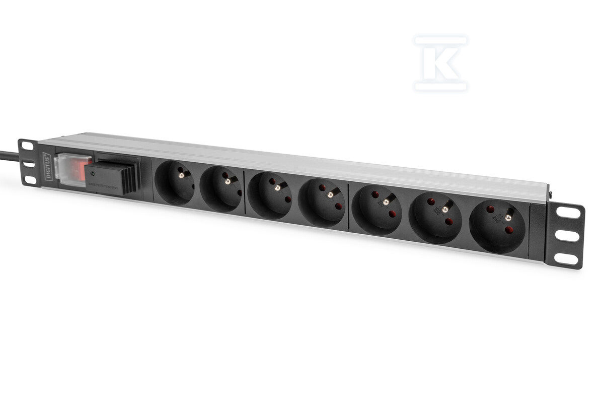 1U Aluminum PDU, rackmountable, 7x CEE - DN-95407-FR