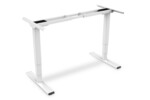 Electric Height Adjustable Desk FrameDual motor, 3-stages, white