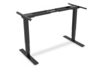 Height Adjustable Standing Desk FrameDual motor, 3-stages, black