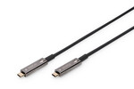 Kabel połączeniowy hybrydowy AOC Audio-Video 4K60Hz USB Typ C - Typ C (DP Alternate Mode) M/M 15m