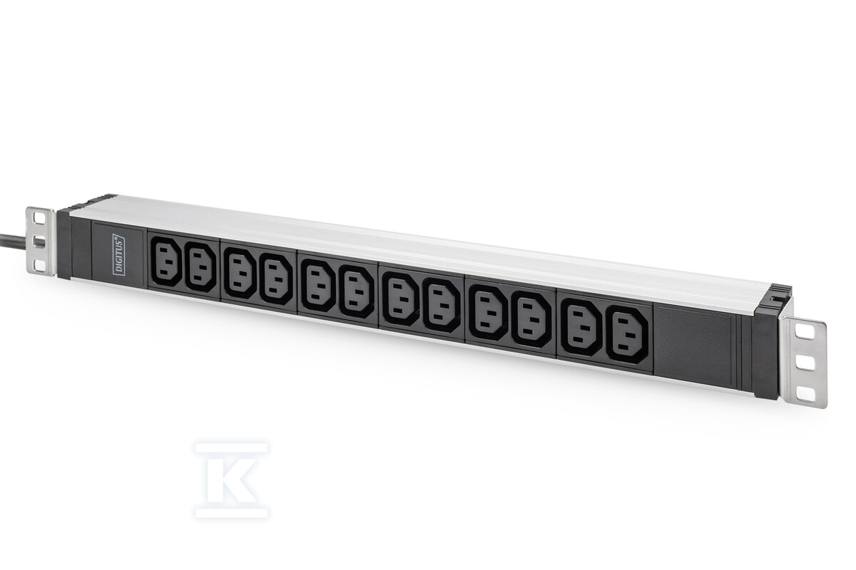 Listwa zasilająca PDU 19" Rack, 12x - DN-95426