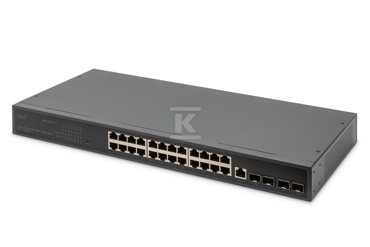 24 Port GE 4 SFP+ UPLINK L3 Switch24 - DN-80223