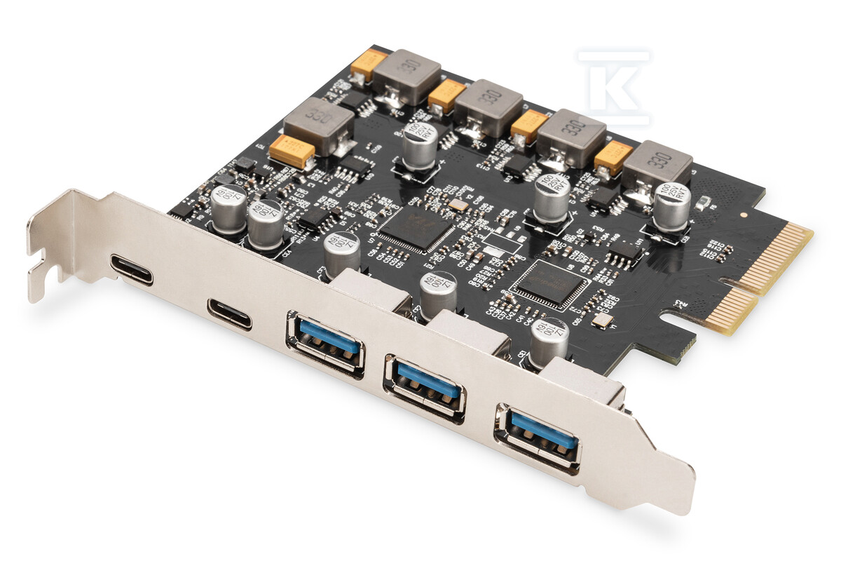 Kontroler USB 3.1 PCIe - 2x USB C / 3x - DS-30222