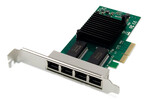 Karta sieciowa przewodowa Quad-RJ45 1GbE PCI Express 2.1 Chipset: Intel NHI350AM4