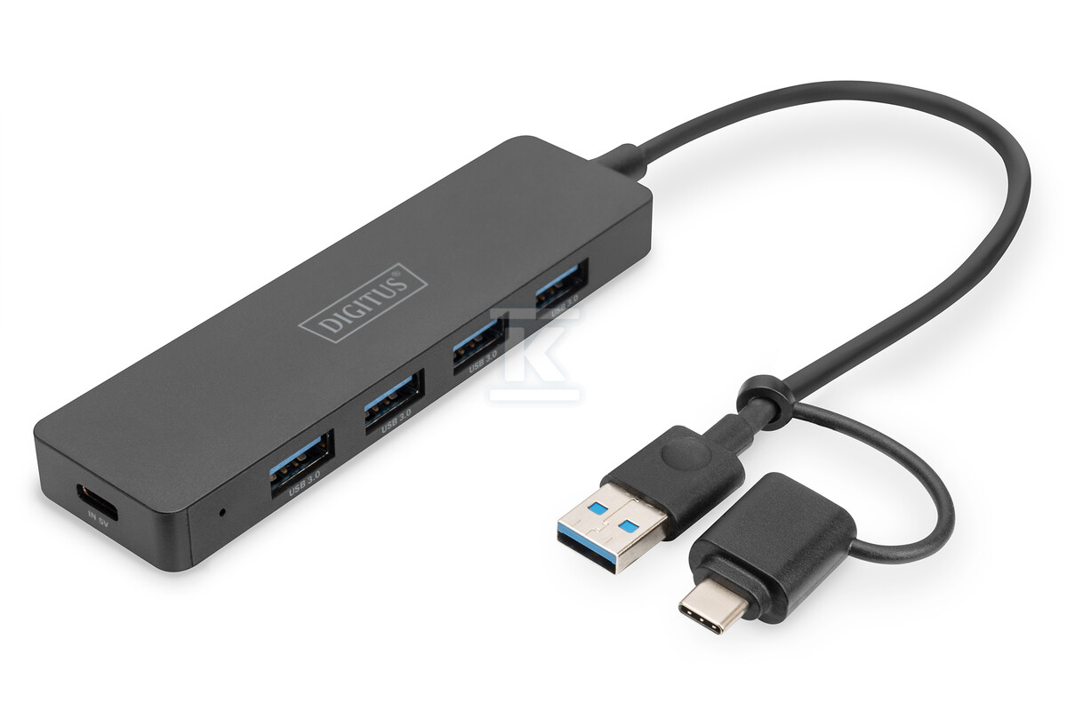 Hub USB 3.0/Koncentrator 4-portowy - DA-70235