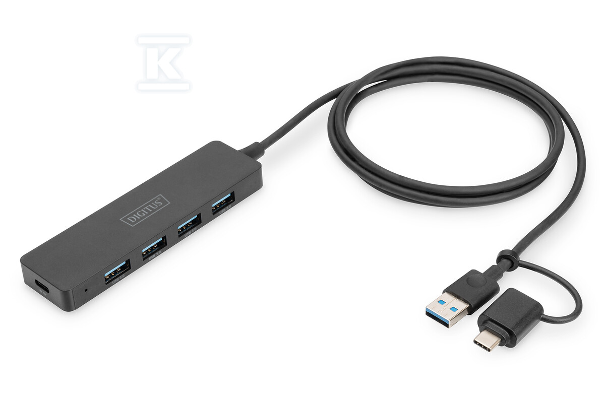 Hub USB 3.0/Koncentrator 4-portowy - DA-70236