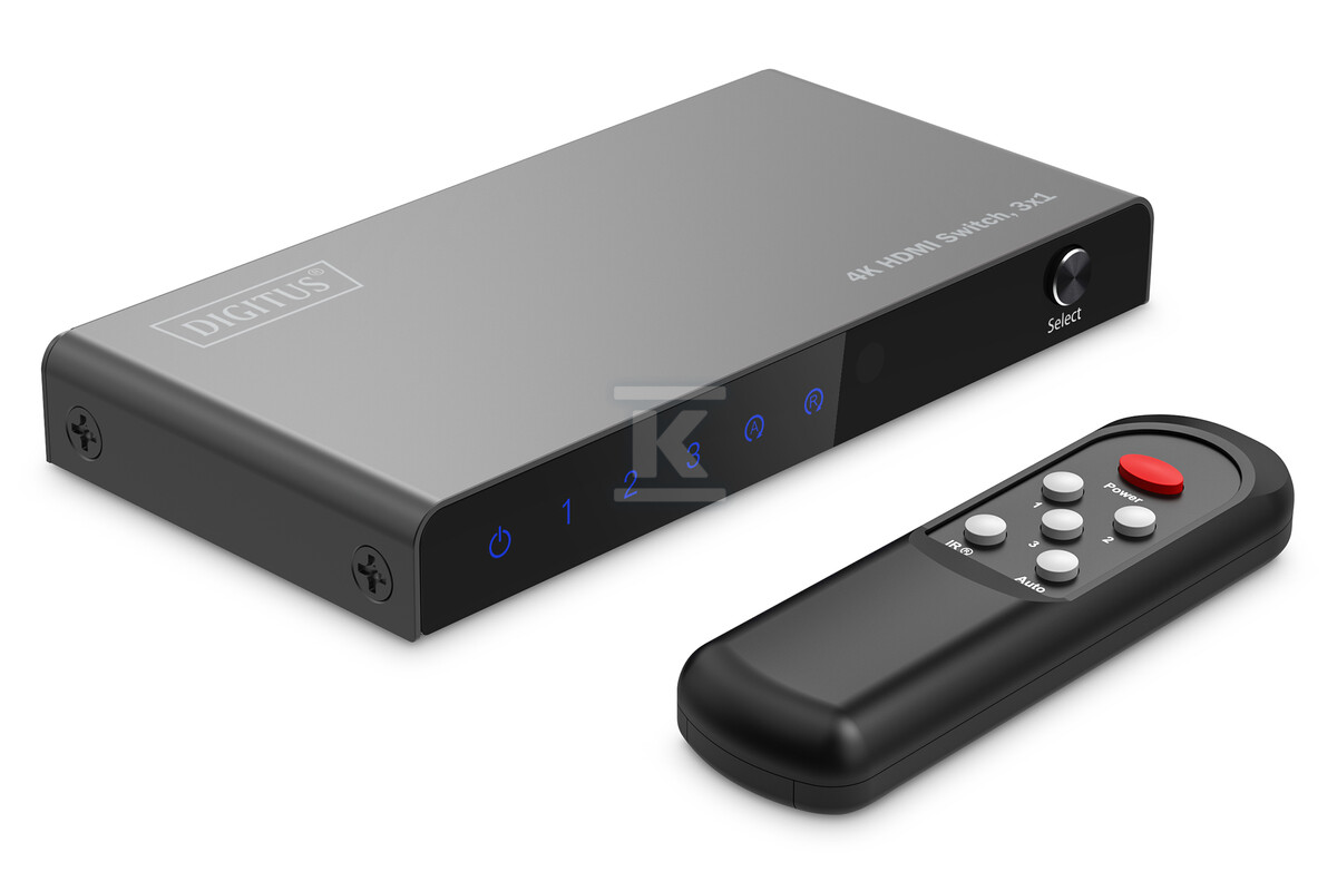 Przełącznik / Switch HDMI 3x1, 4K/60Hz - DS-55331