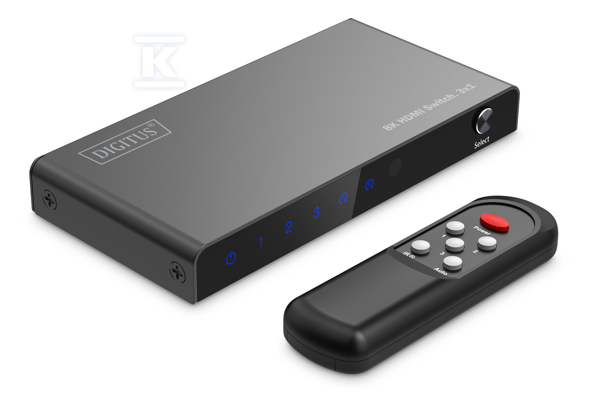 Przełącznik / Switch HDMI 3x1, 8K/60Hz - DS-55333
