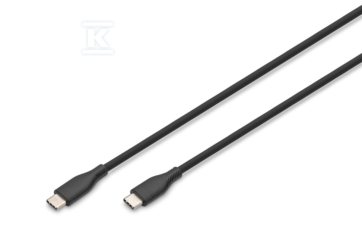 Kabel zasilający silikonowy USB-C - - AK-300341-005-S