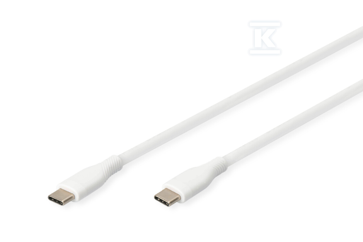 Kabel zasilający silikonowy USB-C - - AK-300341-005-W