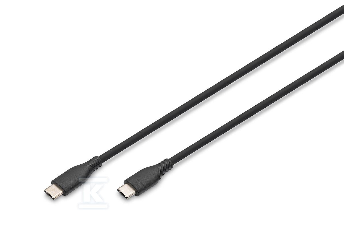 Kabel zasilający silikonowy USB-C - - AK-300341-010-S