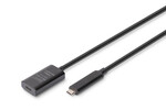 Kabel przedłużający aktywny, USB 3.2 Gen2, 10Gbps, USB-C - USB-C, 5m