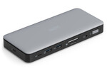 Stacja dokująca USB-C 11 portowa, max. 4K/60Hz z HDR, HDMI, DP, max. 3 monitory (MST), USB-C 3.2 Gen 2, Gigabit Ethernet, SD/Micro SD, Audio, DC 150W