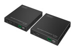 Przedłużacz (extender) światłowodowy HDMI 4K/60Hz przez IP 1G lub do 40km/300m, HDMI Loop-Out, stero wanie IR - zestaw