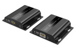 Przedłużacz (extender) po skrętce kat.6 HDMI 4K/60Hz przez IP 1G lub do 120m/200m, max. 253 odbiorni ki, sterowanie IR - zestaw