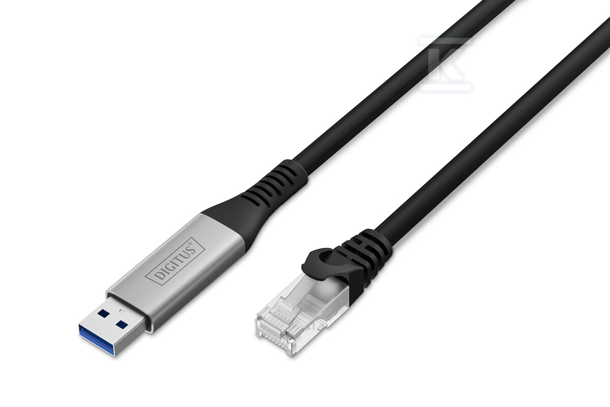 Kabel adapter USB-A – RJ45 Kat. 6A - AK-300600-020-S