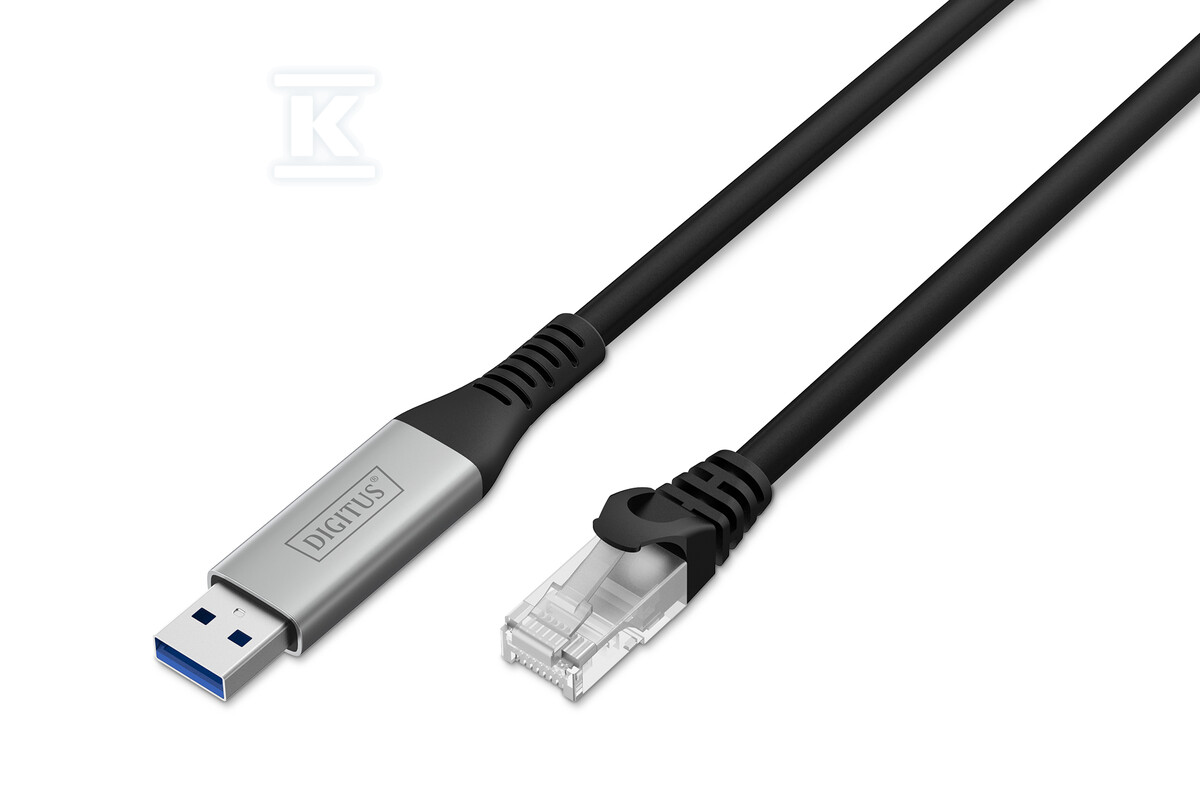 Kabel adapter USB-A – RJ45 Kat. 6A - AK-300600-030-S