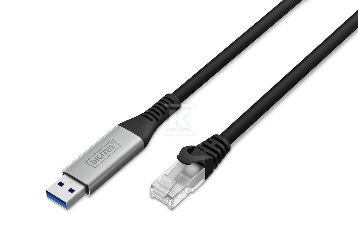 Kabel adapter USB-A – RJ45 Kat. 6A - AK-300600-100-S