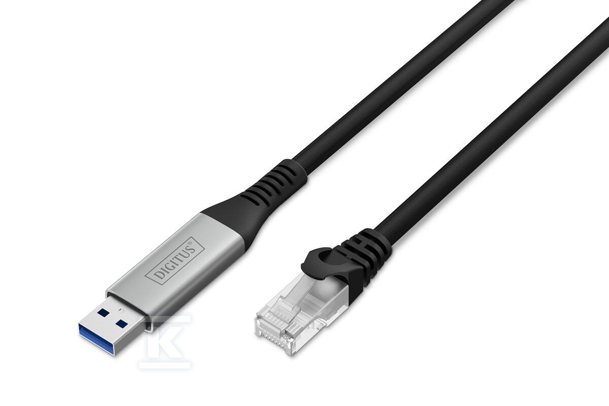 Kabel adapter USB-A – RJ45 Kat. 6A - AK-300600-150-S