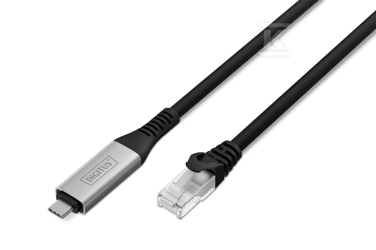 Kabel adapter USB-C – RJ45 Kat. 6A - AK-300601-020-S