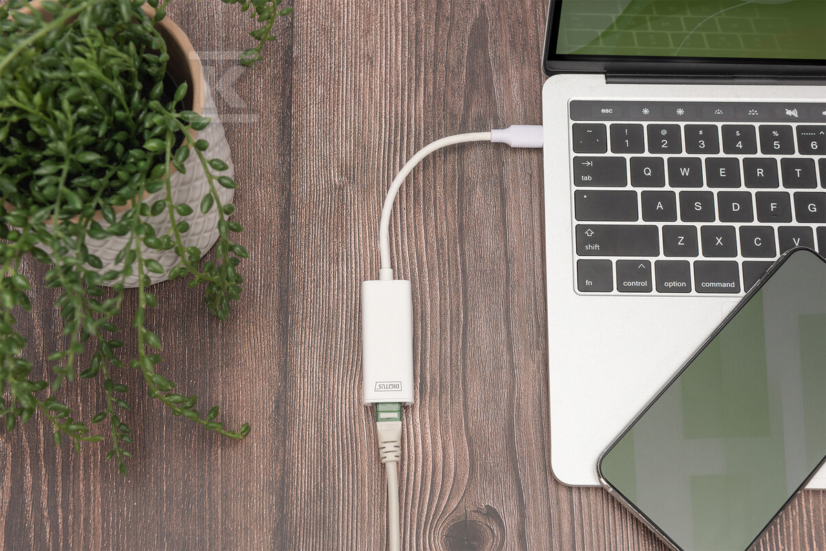 Karta sieciowa przewodowa USB 3.0 Typ C - DN-3024