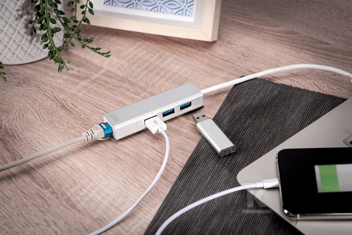 HUB 3-portowy USB 3.0 SuperSpeed z - DA-70250-1