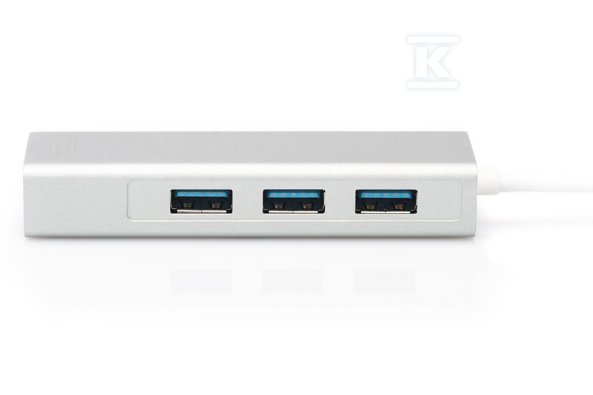 HUB 3-portowy USB Typ C 3.0 HighSpeed z - DA-70255