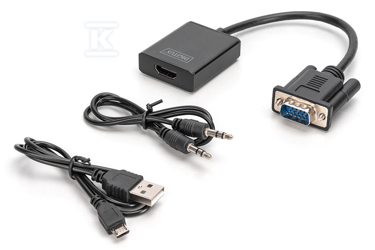 Adapter audio-video VGA do HDMI1080p - DA-70473
