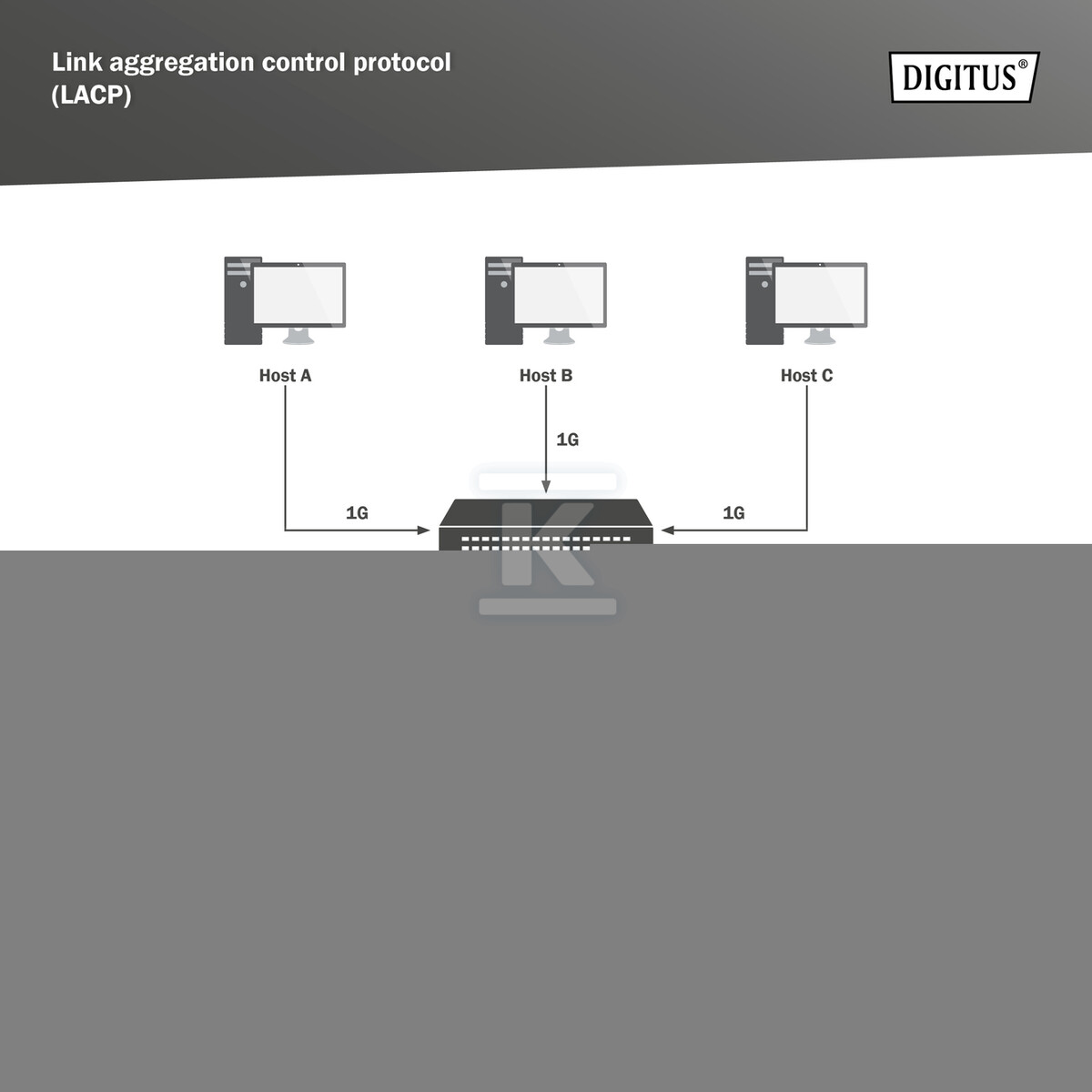 L2 managed 8-Port Gigabit PoE Switch + - DN-95344