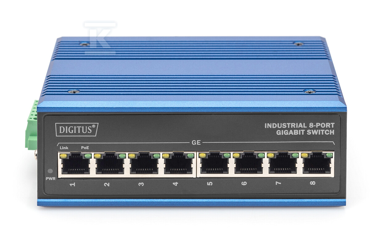 Przemysłowy switch 8x 1000Base-TX PoE - DN-651121