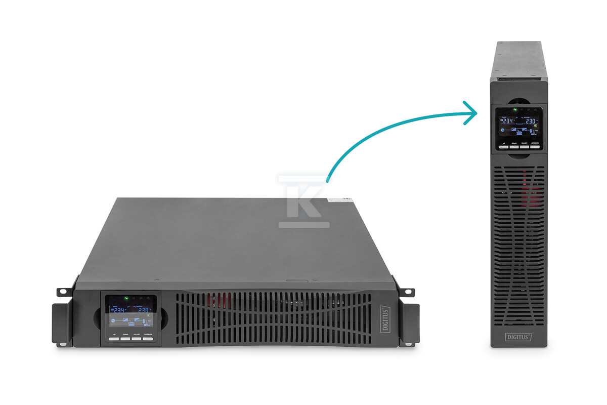 Zasilacz awaryjny UPS Online Rack 19" - DN-170096