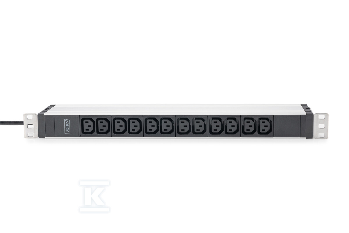 Listwa zasilająca PDU 19" Rack, 12x - DN-95426