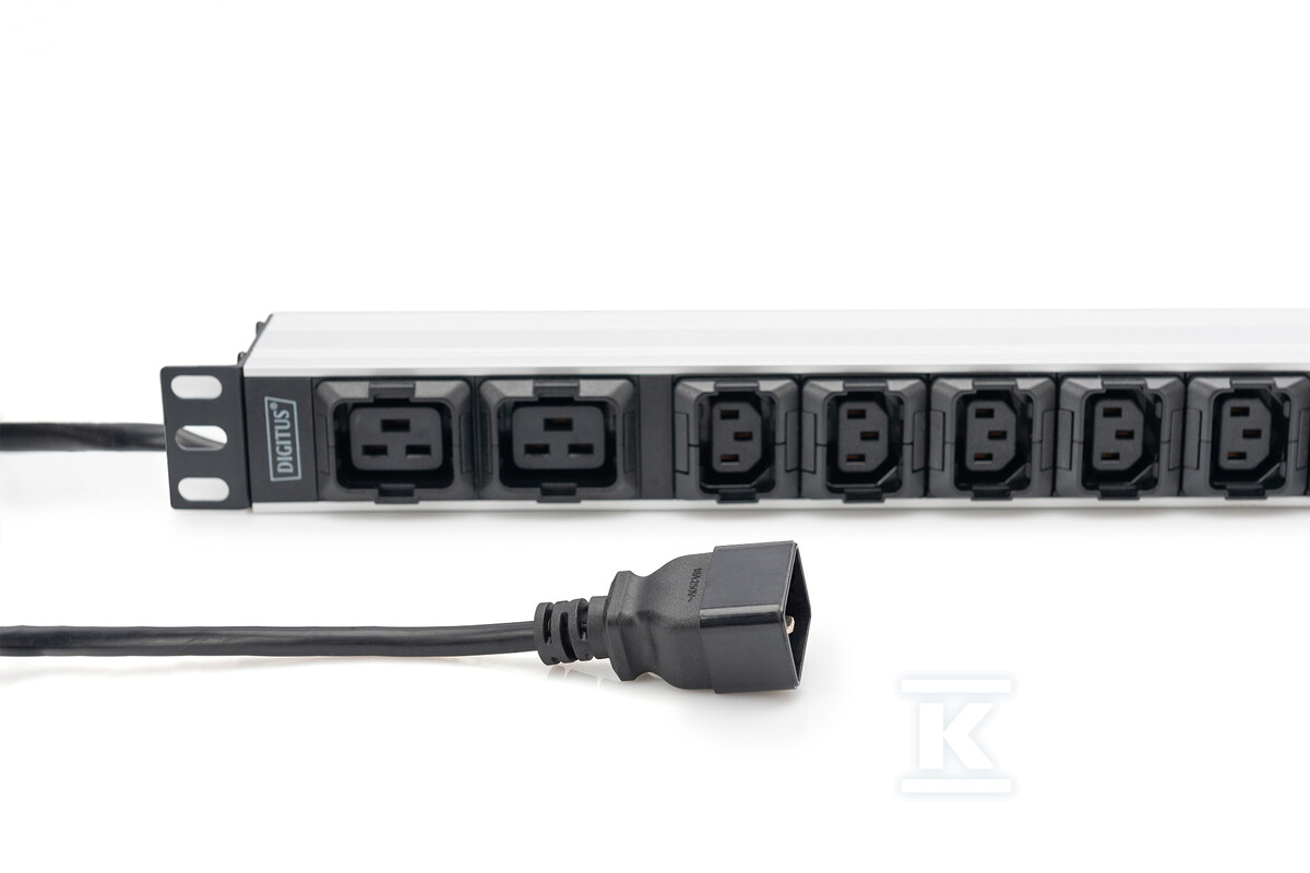 Listwa zasilająca PDU 19" Rack, 8x - DN-95427