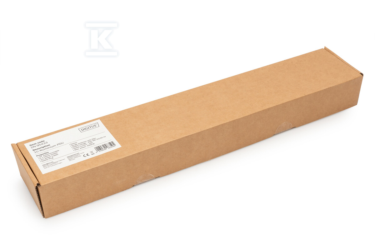 Listwa zasilająca PDU 19" Rack, 5x - DN-95433