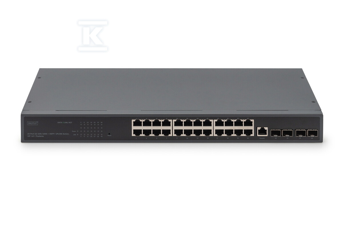 24 Port GE 4 SFP+ UPLINK L3 Switch24 - DN-80223