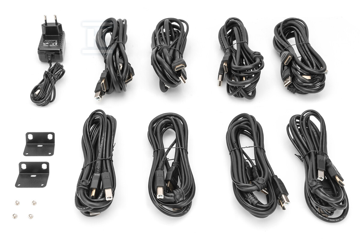 Przełącznik KVM 8 portowy, Rack 19", 4K - DS-12910